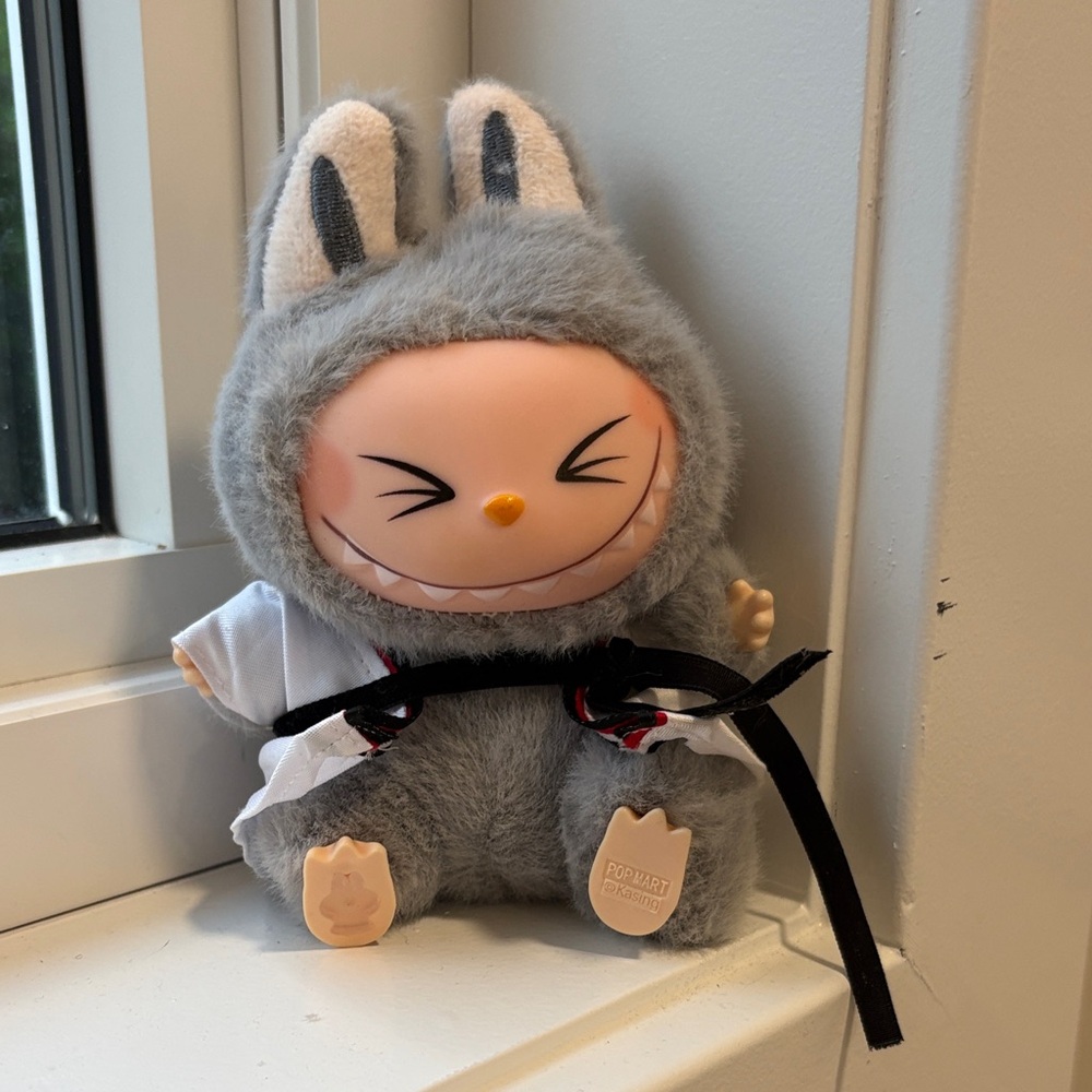 Popmart Grey Bunny Plush Collectible - Grey